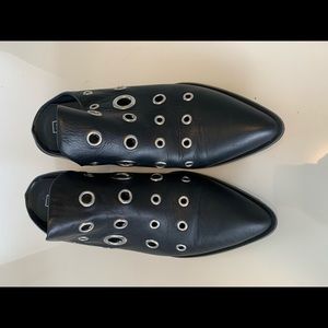 Sol Sana Clarice Mule - Black Eyelet -Size 39